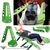 Спинальный иммобилизационный щит SM-Кроко (щитовые носилки жесткие пластиковые) разъемный на 2 половины по длине