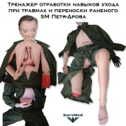 Тренажер отработки навыков ухода при травмах и переноски раненого SM Петя Дрова