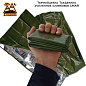 Спасательное покрывало ТакДеялко Усиленное (оливковое ТермоОдеяло L-MAR)