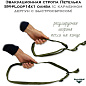 Эвакуационная стропа Петелька SM-pLoop14x1 олива (с карабином дергун с быстросбросом)